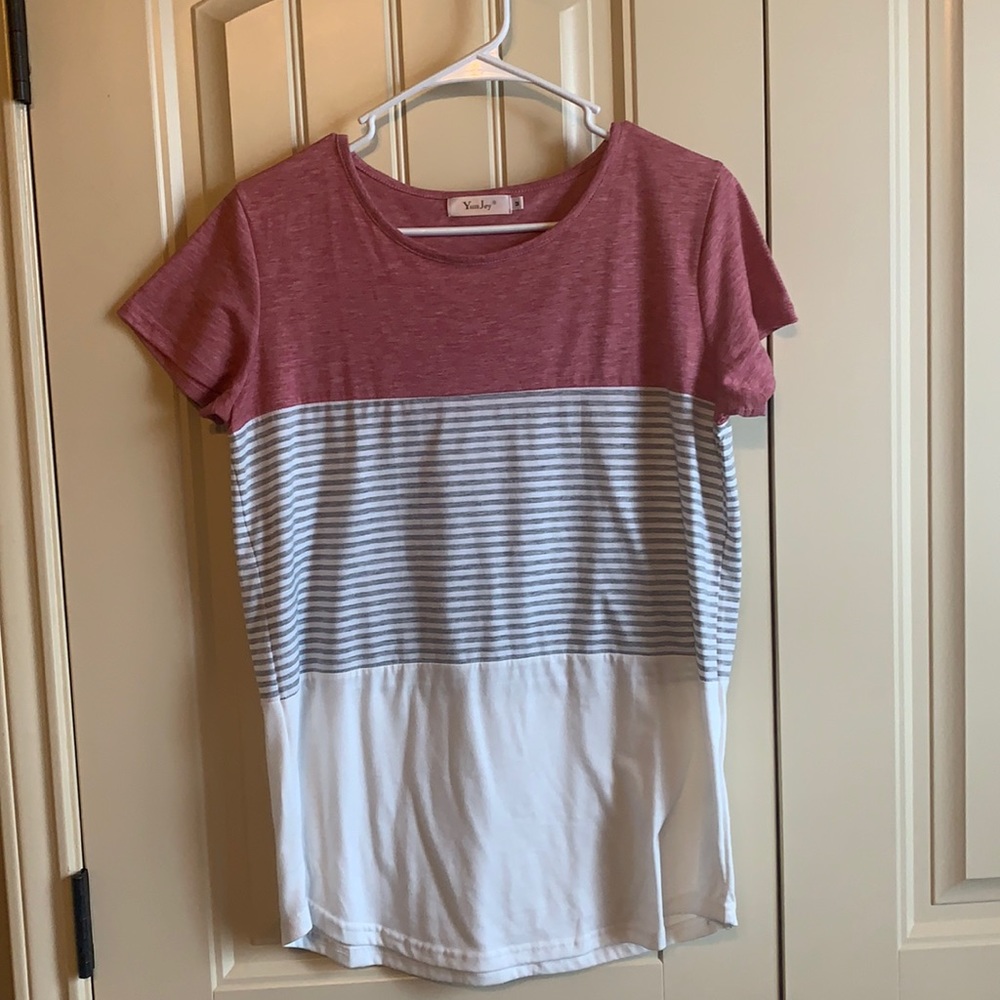 Color block shirt